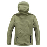 ReFire Gear Men's Military Tactical Sport Fleece Hoodie Jacket, Army Green