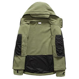 ReFire Gear Men's Military Tactical Sport Fleece Hoodie Jacket, Army Green