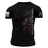 Grunt Style This We'll Defend Flag 2.0 Men's T-Shirt (Black, Large)