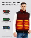 Men's Heated Vest with Battery Pack Included 7.4V, Electric Warm Vest for Winter