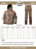 11 Pocket Fleece-lined Water Resistant Camo Jacket and Pants