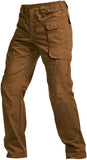 CQR Men's Tactical Pants, Water Resistant Ripstop Cargo Pants