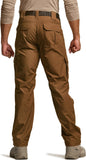 CQR Men's Tactical Pants, Water Resistant Ripstop Cargo Pants
