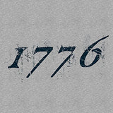 Grunt Style 1776 Flag Men's T-Shirt (Heather Grey, Large)