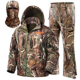 11 Pocket Fleece-lined Water Resistant Camo Jacket and Pants