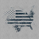 Grunt Style American Acid Men's T-Shirt (Heather Grey, Large)