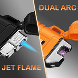 2 Pack Waterproof/Windproof Butane Lighter for Outdoor