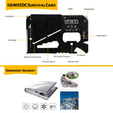 ANTARCTICA Emergency Survival Gear Kits 60 in 1 Functionality