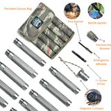 Prime Adventure Collapsible Retractable 15 in 1 Multifunctional
