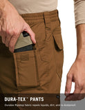 CQR Men's Tactical Pants, Water Resistant Ripstop Cargo Pants