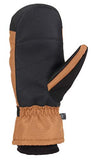 Carhartt Men's W.P. Waterproof Insulated Mittens, Brown/Black, Medium