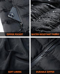 Men's Heated Vest with Battery Pack Included 7.4V, Electric Warm Vest for Winter