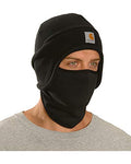 Carhartt Men's Fleece 2-In-1 Headwear,Black,One Size