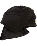 Carhartt Men's Fleece 2-In-1 Headwear,Black,One Size