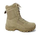 Ryno Gear Tactical Combat Boots with CoolMax Lining (Beige) (8, 9)