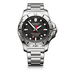 Victorinox Swiss Army Men's 'I.N.O.X.' Swiss Quartz Stainless Steel Casual Watch, Color:Silver-Toned (Model: 241781)