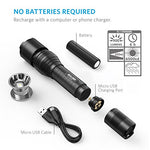 Anker Super Bright Tactical Flashlight, Rechargeable