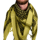 Mato & Hash Military Shemagh Tactical 100% Cotton Scarf Head Wrap - Sage CA2100-2
