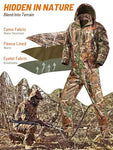 11 Pocket Fleece-lined Water Resistant Camo Jacket and Pants