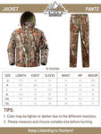 11 Pocket Fleece-lined Water Resistant Camo Jacket and Pants