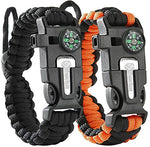 ATOMIC BEAR Paracord Bracelet (2 Pack)